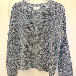 Banana Republic Black and White Crew Neck Sweater